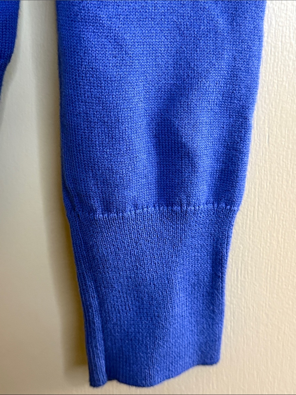 Polo by Ralph Lauren V-Neck Sweater - Cobalt Blue with Lime Logo - Picture 8 of 14